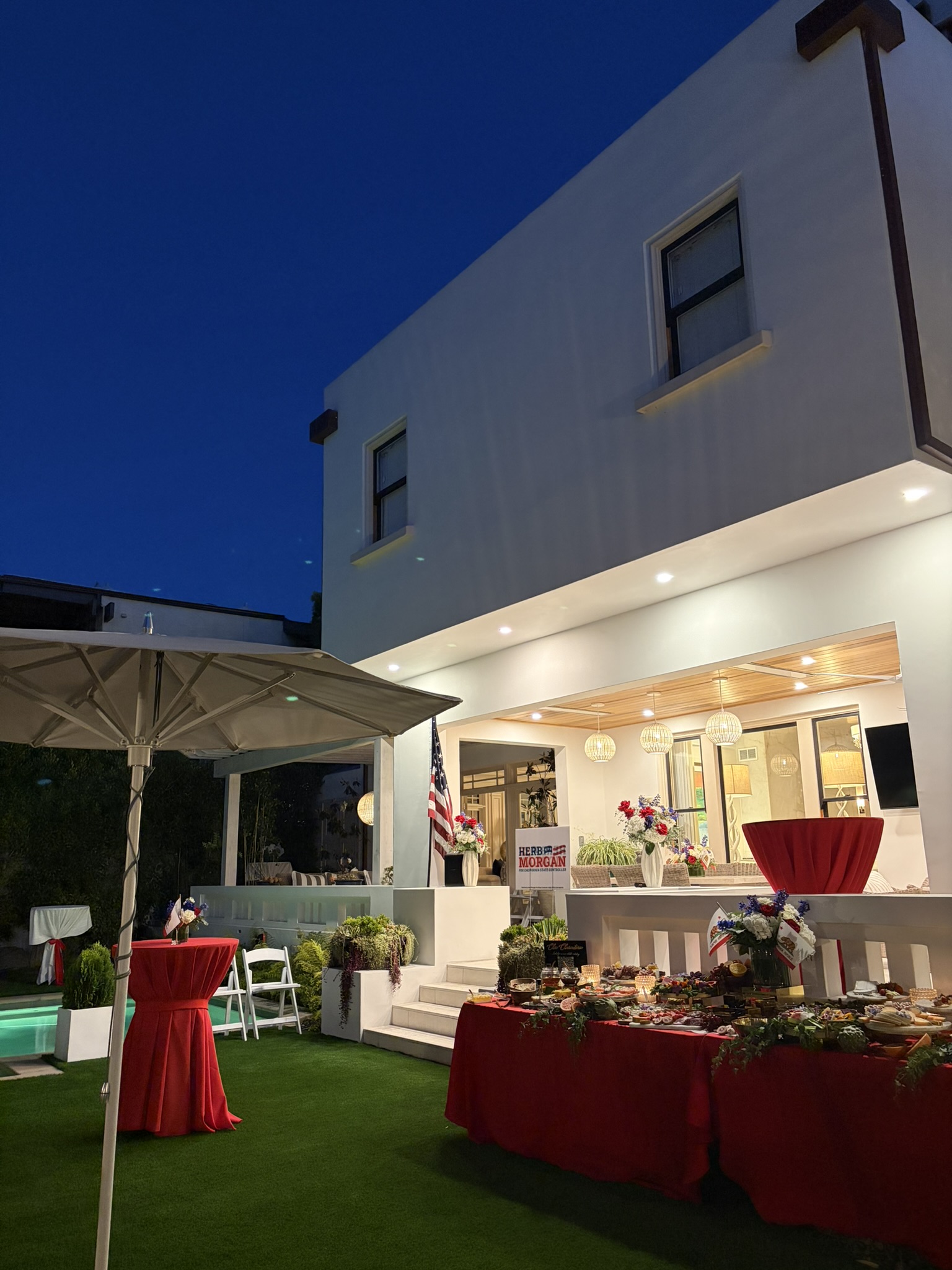 An evening event in Coronado, California
