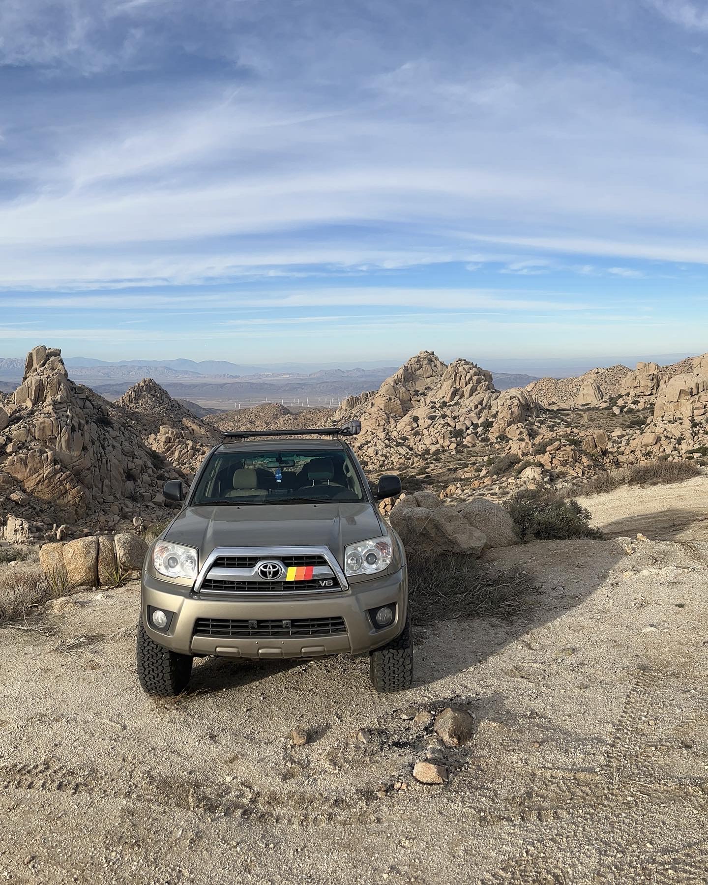 A 4Runner in the California desert