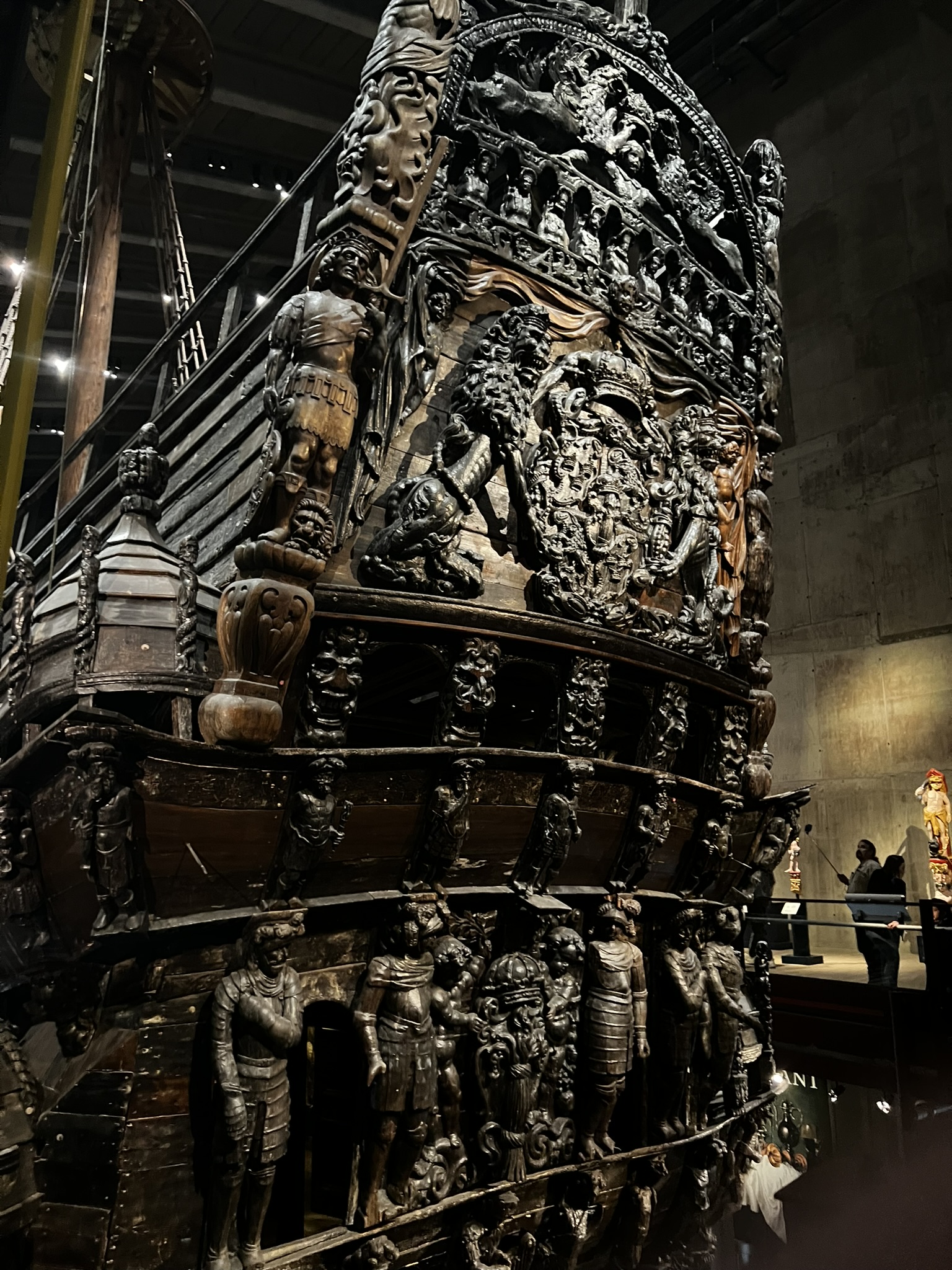 The Vasa ship at the Vasa Museum in Stockholm, Sweden